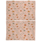 Kate McEnroe New York Retro 50s Starburst Pillowcase, Mid Century Modern Pink MCM BeddingPillowcases1250