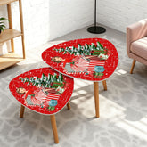 Kate McEnroe New York Retro 50s Vintage Kitsch Christmas Nesting TablesNesting TablesY2l2drQ2TZ