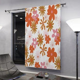 Kate McEnroe New York Retro 60s, 70s Hippie Floral Window CurtainsWindow Curtains13071728664897066524