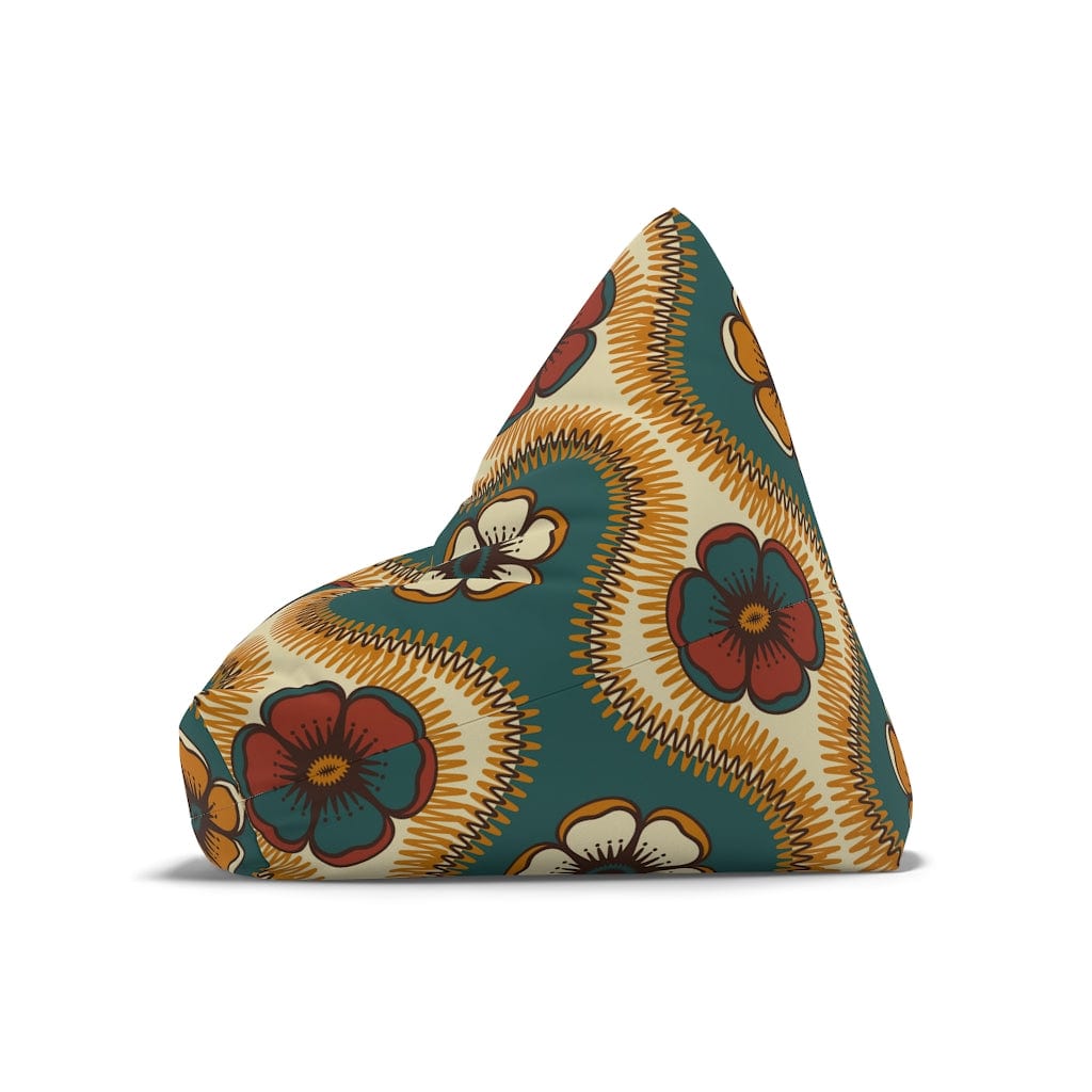Kate McEnroe New York Retro 60s Floral Bean Bag Chair CoverBean Bag Chair Covers11418563837745926435