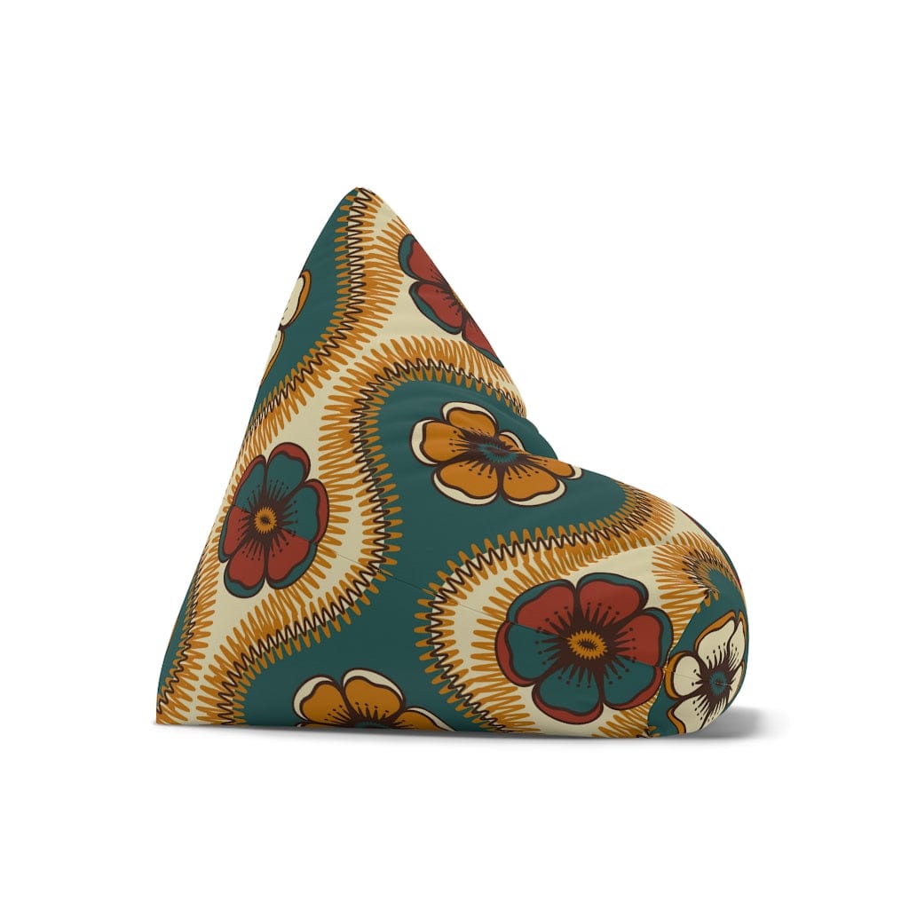 Kate McEnroe New York Retro 60s Floral Bean Bag Chair CoverBean Bag Chair Covers11418563837745926435