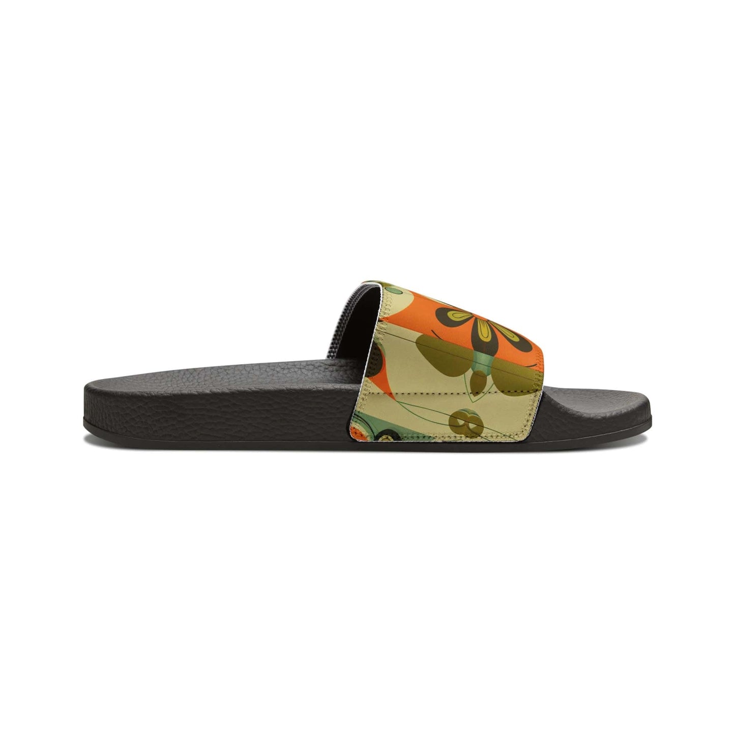 Kate McEnroe New York Retro 60s Mid Mod Daisy Flower Power Slides, Mid Century Modern Groovy Hippie Slide Sandals, Perfect Holiday Stocking Stuffer - 125881523 Sandals