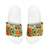 Kate McEnroe New York Retro 60s Mid Mod Daisy Flower Power Slides, Mid Century Modern Groovy Hippie Slide Sandals, Perfect Holiday Stocking Stuffer - 125881523Sandals39336962514534661299