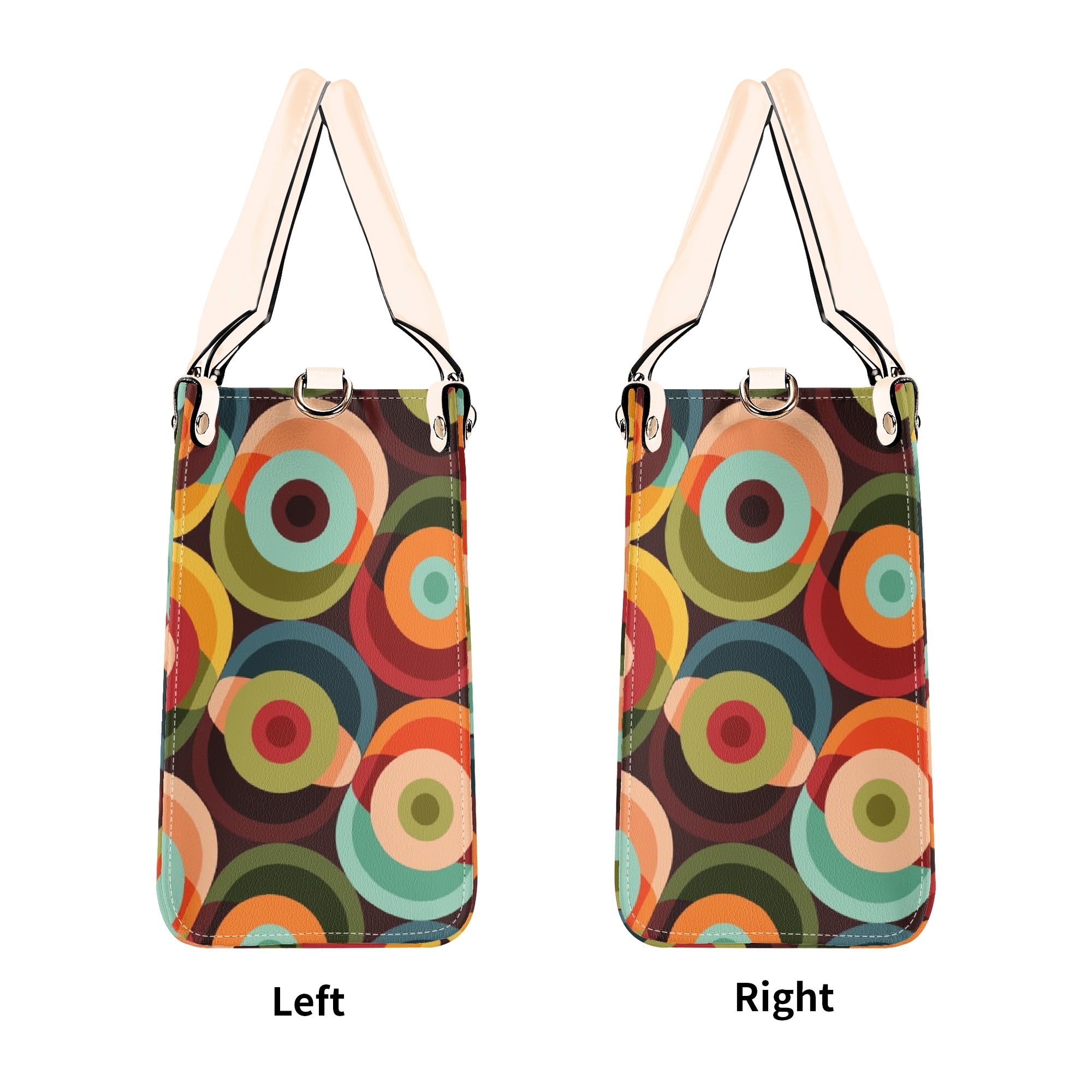 Kate McEnroe New York Retro 60s Orbs Handbag, Mid Century Modern Geometric Groovy MCM ToteHandbagsNRQ3D7EY - 1