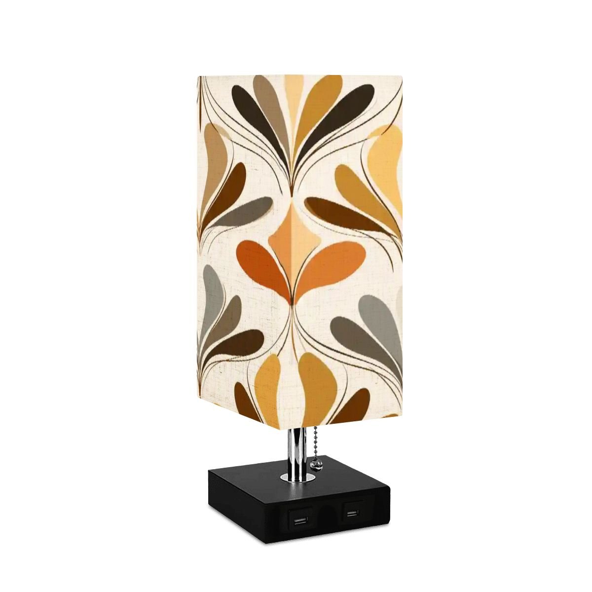 Kate McEnroe New York Retro 70s Danish Floral Mid Century Modern Desk LampTable LampsTovM4Sxvy9
