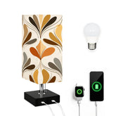 Kate McEnroe New York Retro 70s Danish Floral Mid Century Modern Desk LampTable LampsTovM4Sxvy9