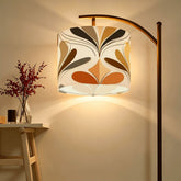Kate McEnroe New York Retro 70s Danish Floral Mid Century Modern Lamp ShadeLamp ShadesuwHFNAtOeE