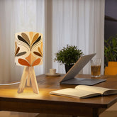 Kate McEnroe New York Retro 70s Danish Floral Mid Century Modern Table LampTable Lamps7HBHX2y6S4