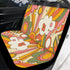 Kate McEnroe New York Retro 70s Groovy Funky Sunshine Rear Car Seat Cover Set of 2, Mid Century Modern Flower Power Seat ProtectorRear Car Seat CoversW1M7VDMY - 1