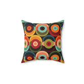 Kate McEnroe New York Retro 70s Groovy Geometric Circle Orbs Mid Century Modern Throw Pillow with InsertThrow Pillows26155818415730755183