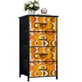 Kate McEnroe New York Retro 70s Orange Geometric MCM Orbs 4 DresserDressers27wHJ1U5VT