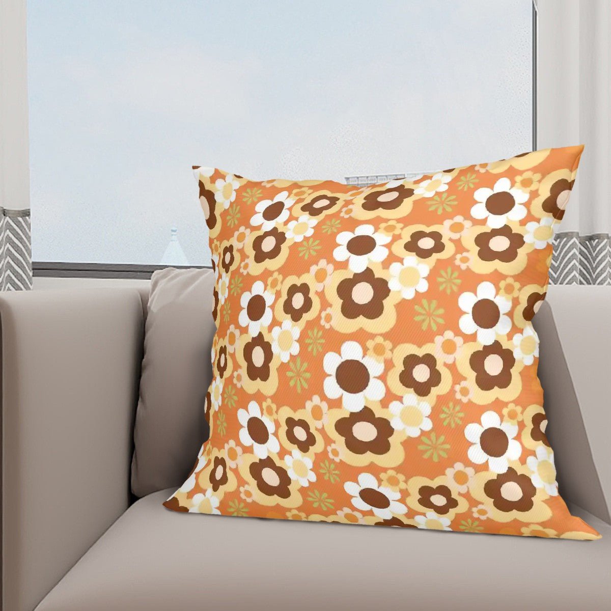 Kate McEnroe New York Retro 70s Pillow Covers Set of 4, Mid Century Modern Geometric Floral Argyle CushionsThrow Pillow CoversnDhgOuyjju