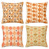 Kate McEnroe New York Retro 70s Pillow Covers Set of 4, Mid Century Modern Geometric Floral Argyle CushionsThrow Pillow CoversnDhgOuyjju