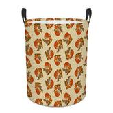 Kate McEnroe New York Retro 70s Woodland Merry Mushroom Laundry BasketLaundry Baskets48hOeU5xor