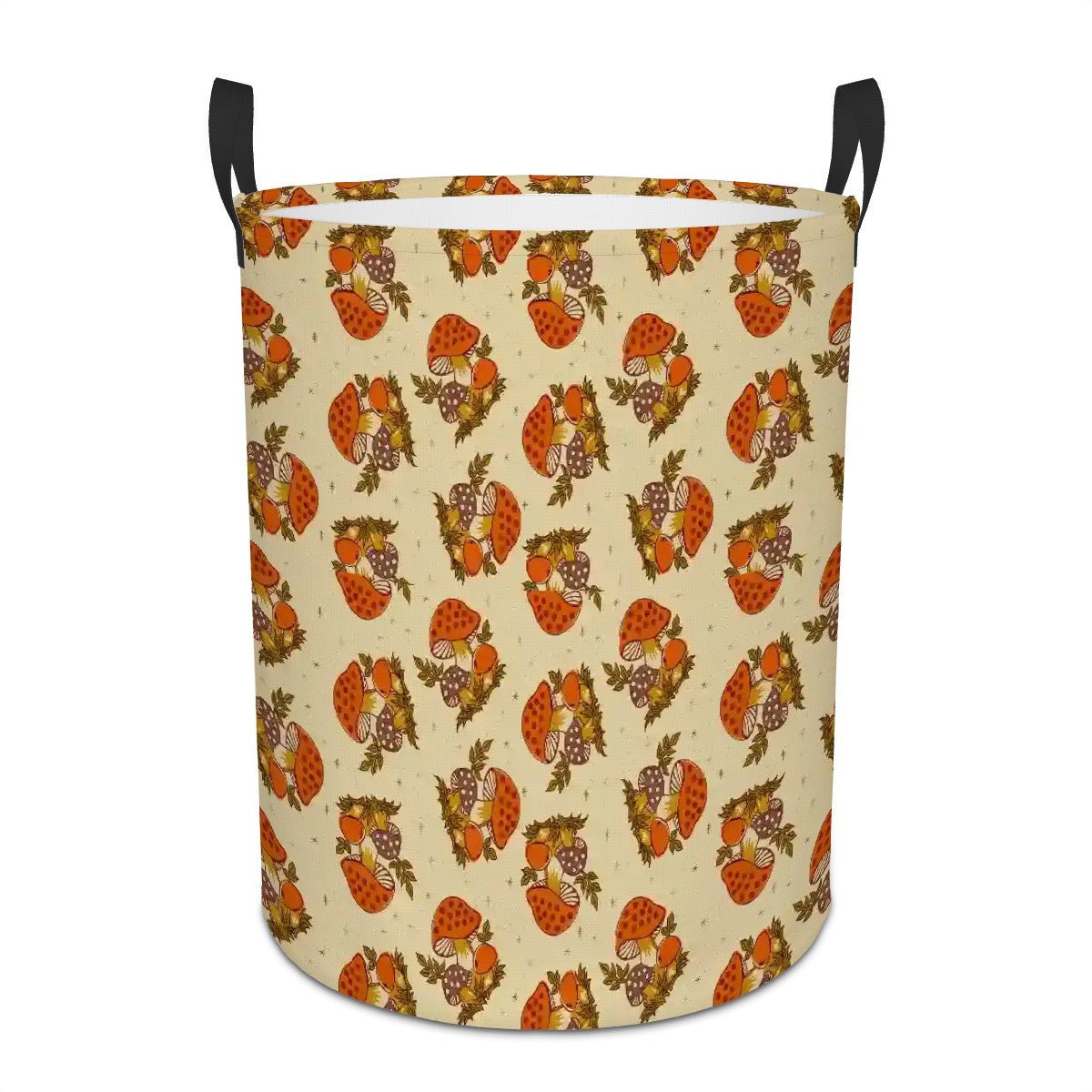 Kate McEnroe New York Retro 70s Woodland Merry Mushroom Laundry BasketLaundry Baskets48hOeU5xor