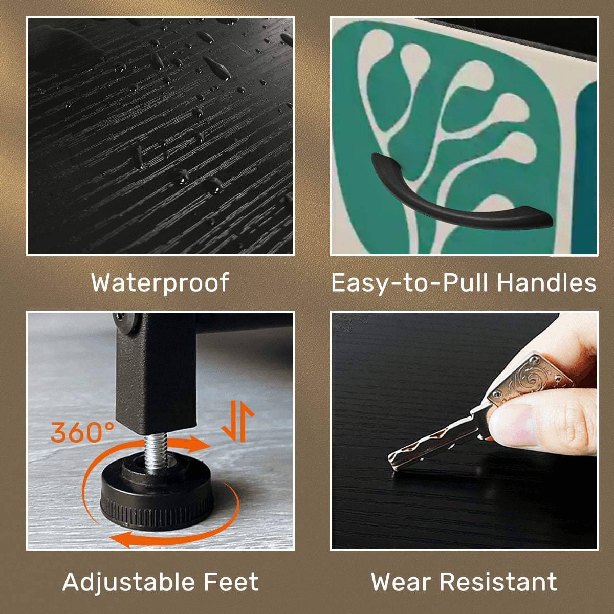 Kate McEnroe New York Retro Amoeba Mid Century Modern Abstract 4 Drawer DresserDressersj01EUvNgnh