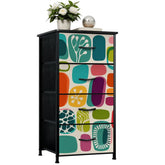 Kate McEnroe New York Retro Amoeba Mid Century Modern Abstract 4 Drawer DresserDressersj01EUvNgnh