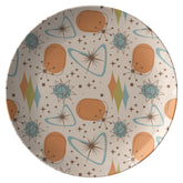 Kate McEnroe New York Retro Atomic Boomerang Dinner Plate, Sputnik Mid Century Modern Starburst Dinnerware, MCM TablewarePlatesP20 - SPT - PCH - 2S