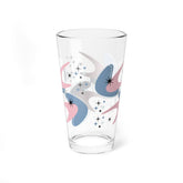 Kate McEnroe New York Retro Atomic Boomerang Starburst Pint Glass Mid Century Modern Beer Glass DrinkwarePint Glasses81795938123990797511