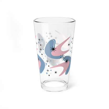 Kate McEnroe New York Retro Atomic Boomerang Starburst Pint Glass Mid Century Modern Beer Glass DrinkwarePint Glasses81795938123990797511
