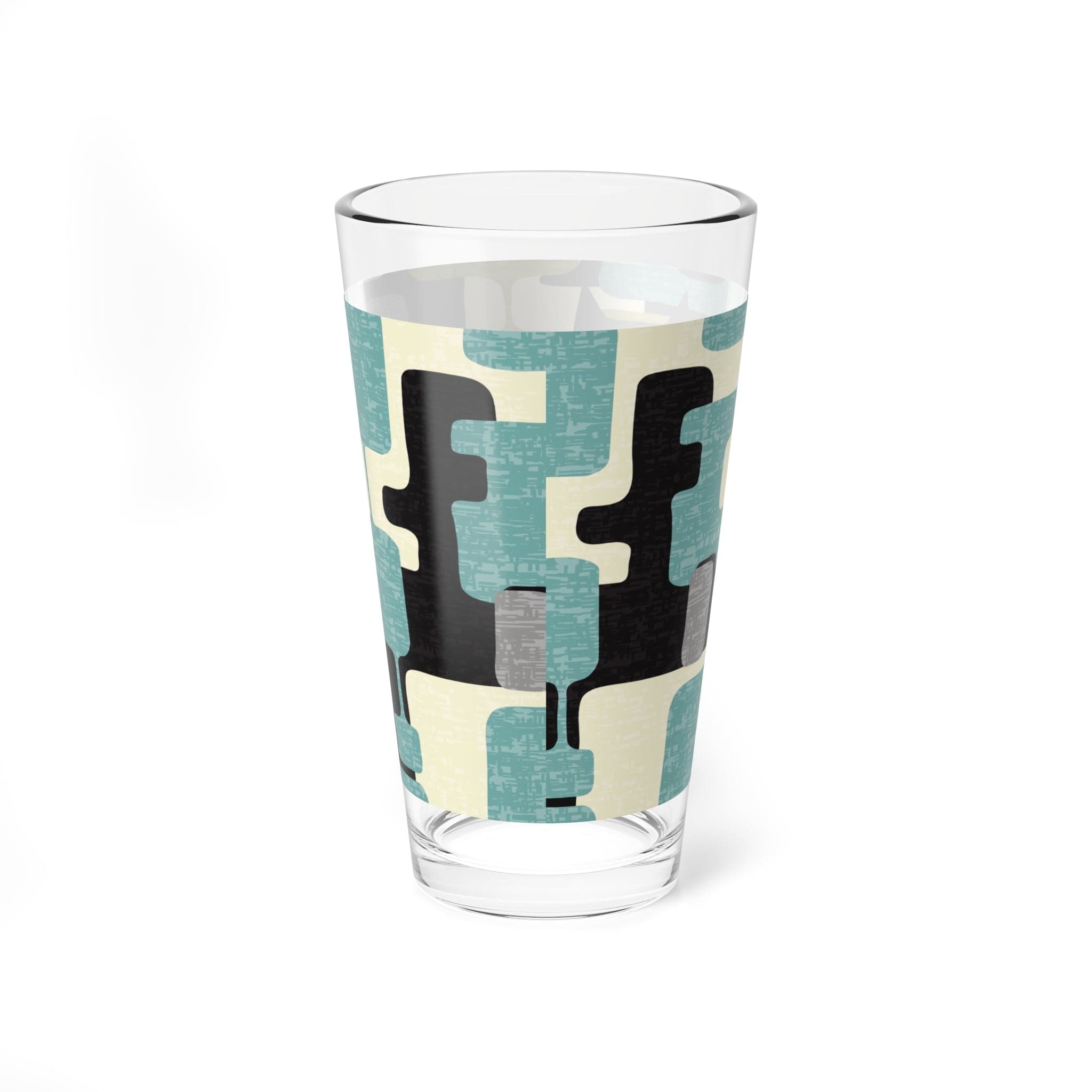 Kate McEnroe New York Retro Atomic Cat Cocktail Glass, Mid Century Modern Pint, Whimsical Drinking GlassMixing Glasses74729620422546502929