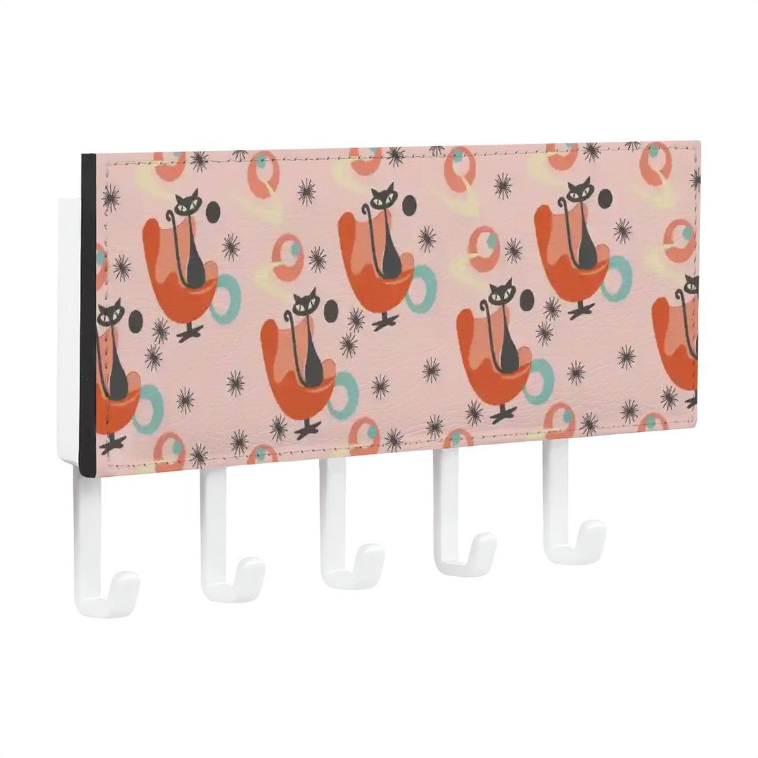 Kate McEnroe New York Retro Atomic Cat Key Holder, Mid Century Modern Wall Mounted Organizer, 50s Kitsch Entryway DecorKey Holder Wall MounteIj3GougQA