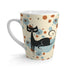Kate McEnroe New York Retro Atomic Cat Latte Mug, Mid Century Modern Kitchenware, MCM Starburst Coffee Cup, Vintage Style DrinkwareMugs80894656904421399845
