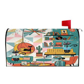 Kate McEnroe New York Retro Atomic Cat MCM Living Room Magnetic Mailbox CoverMailbox CoversW5OsTG1DGt