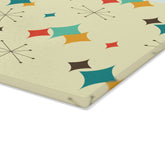 Kate McEnroe New York Retro Atomic Diamond Starburst Mid Century Glass Cutting BoardCutting BoardsGCB-ADS-001-8X11