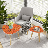 Kate McEnroe New York Retro Atomic Starburst Geometric Mid Century Modern Nesting TablesNesting TablesthY57F0ZfS
