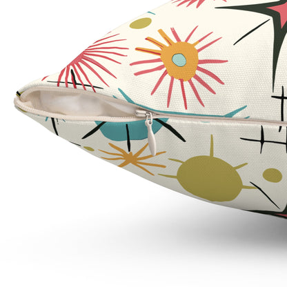 Kate McEnroe New York Retro Atomic Starburst Mid Century Modern Throw PillowThrow Pillows16252321910965977074