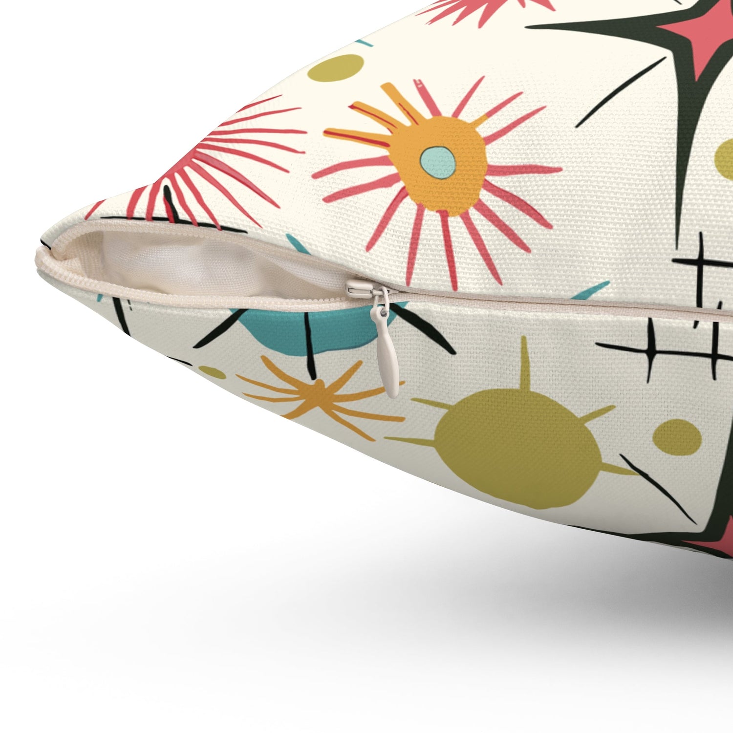 Kate McEnroe New York Retro Atomic Starburst Mid Century Modern Throw PillowThrow Pillows16252321910965977074