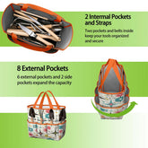 Kate McEnroe New York Retro Atomic Starburst Sputnik Mid Century Modern Garden Tool BagGarden Tool BagL1FvUyFuNf