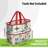 Kate McEnroe New York Retro Atomic Starburst Sputnik Mid Century Modern Garden Tool BagGarden Tool BagL1FvUyFuNf