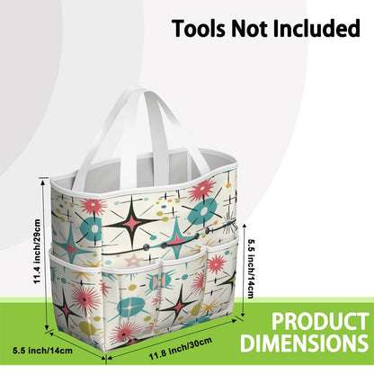 Kate McEnroe New York Retro Atomic Starburst Sputnik Mid Century Modern Garden Tool BagGarden Tool BagL1FvUyFuNf