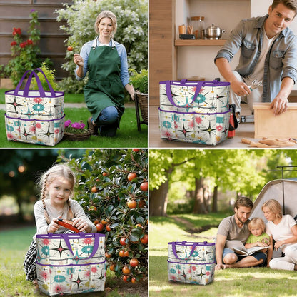 Kate McEnroe New York Retro Atomic Starburst Sputnik Mid Century Modern Garden Tool BagGarden Tool BagL1FvUyFuNf