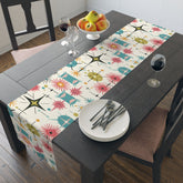 Kate McEnroe New York Retro Atomic Starburst Table Runner Mid Century Modern Dining Table LinensTable Runners98468030324140068133