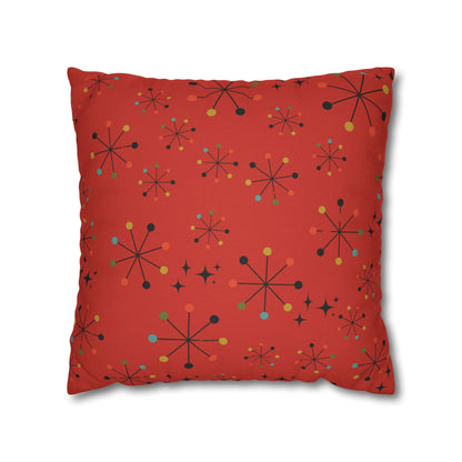 Kate McEnroe New York Retro Atomic Starburst Throw Pillow Cover, Mid Century Modern Geometric Accent Cushion Case, 1950s Atomic Age Home DecorThrow Pillow Covers11438687529807842910