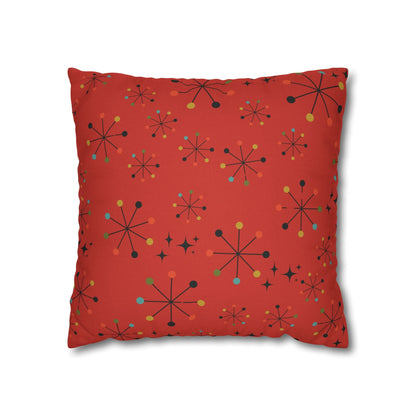 Kate McEnroe New York Retro Atomic Starburst Throw Pillow Cover, Mid Century Modern Geometric Accent Cushion Case, 1950s Atomic Age Home DecorThrow Pillow Covers92380186979947565422