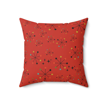 Kate McEnroe New York Retro Atomic Starburst Throw Pillow With Insert, Mid Century Modern Geometric Accent Cushion, 1950s Atomic Age Home DecorThrow Pillows43859889397525165768