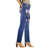 Kate McEnroe New York Retro Boho Atomic Cat Dancing Queen Denim JeansJeansD2886595