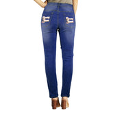 Kate McEnroe New York Retro Boho Atomic Cat Dancing Queen Denim JeansJeansD2886595