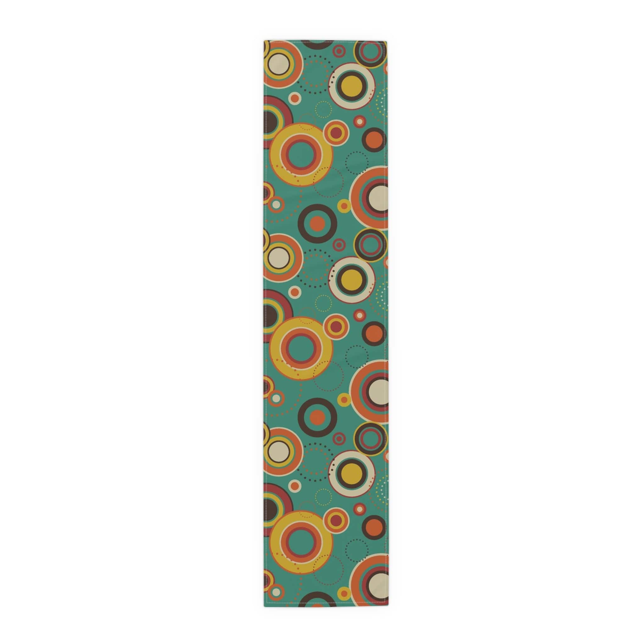 Kate McEnroe New York Retro Bold Geometric Circles Cotton Twill Table RunnerTable RunnersTableRunner - CottonTwill - 16x90 - 20220809195334821