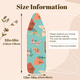 Kate McEnroe New York Retro Boomerang Ironing Board Cover, Mid Century Modern Starburst Laundry AccentIroning Board CoversJEQEJ4CHS8