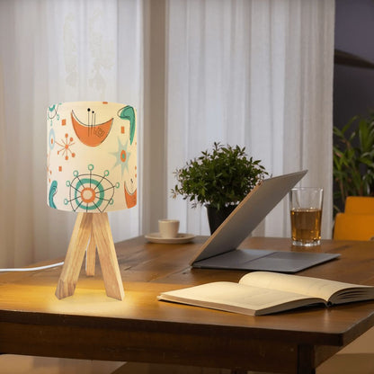 Kate McEnroe New York Retro Boomerang Starburst Table Lamp, Mid Century Modern Geometric Accent Light, MCM Tripod Desk LampTable LampsEKZxLvs0u6