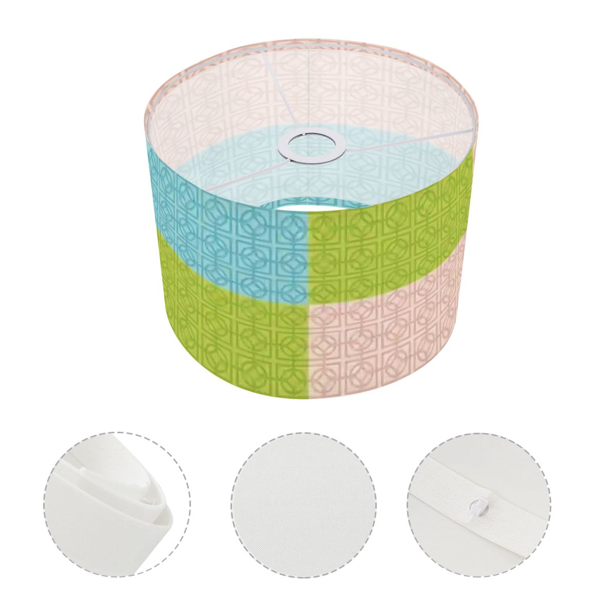 Kate McEnroe New York Retro Breeze Block Mid Century Modern Lamp ShadeLamp ShadesaZzLuFmsln