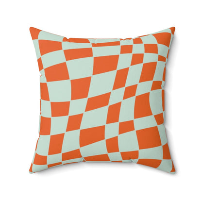 Kate McEnroe New York Retro Checkered Throw Pillow Home Decor