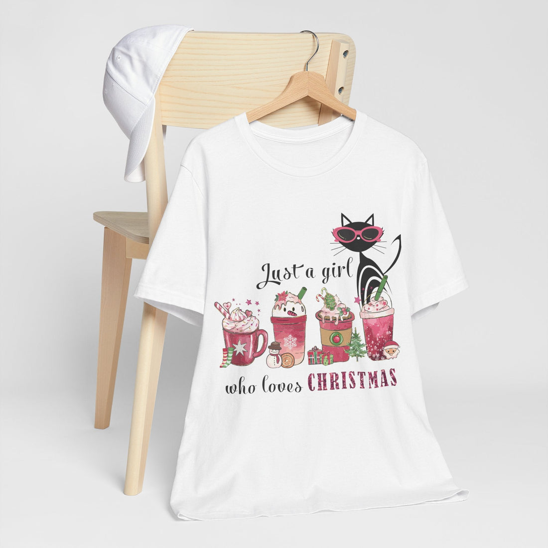 Kate McEnroe New York Retro Christmas Atomic Cat T - Shirt, Holiday Graphic Tee, Sassy Cat Lover Gift, Festive Seasonal Shirt, Vintage Style Holiday TopT - Shirts36310146030646759830