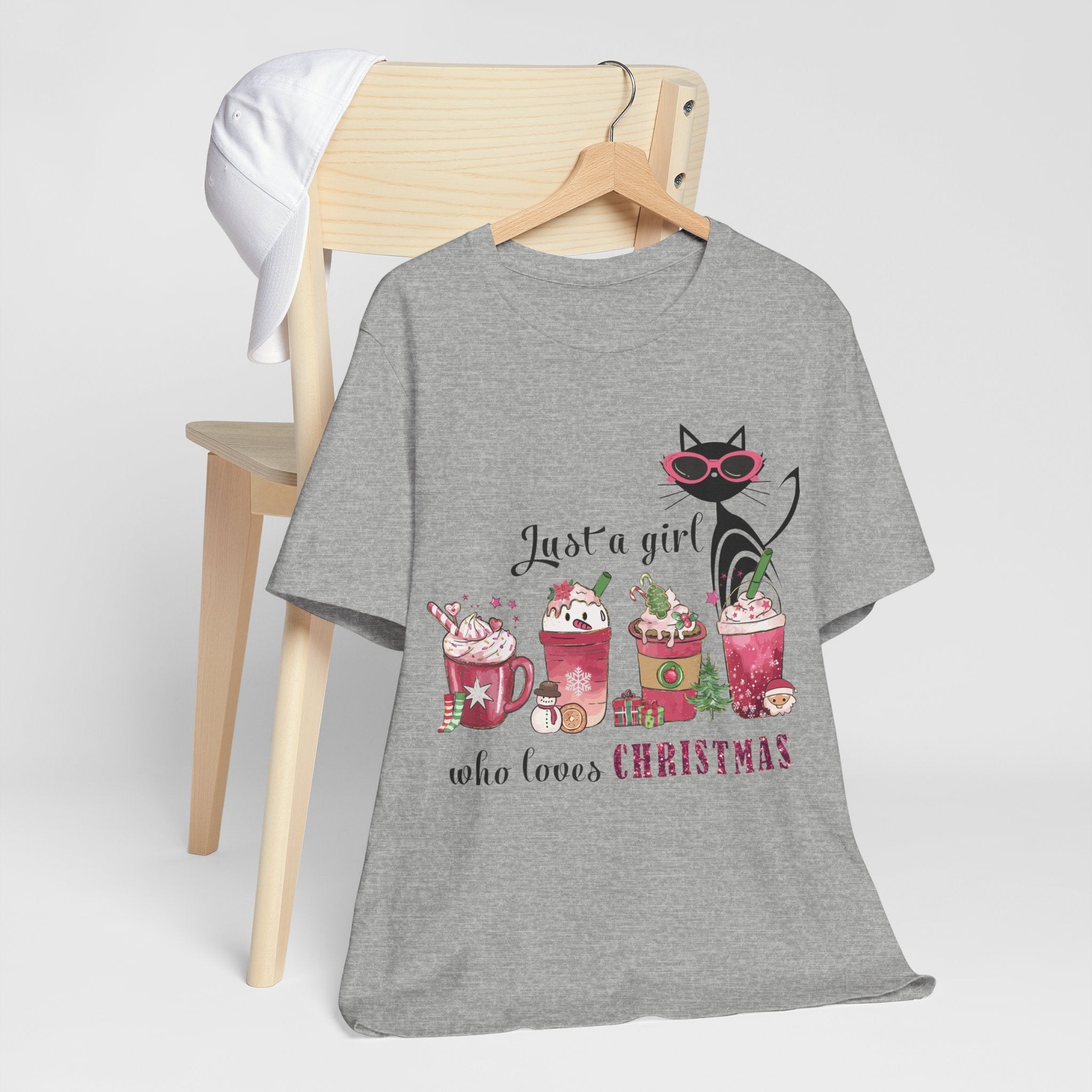 Kate McEnroe New York Retro Christmas Atomic Cat T - Shirt, Holiday Graphic Tee, Sassy Cat Lover Gift, Festive Seasonal Shirt, Vintage Style Holiday TopT - Shirts36310146030646759830