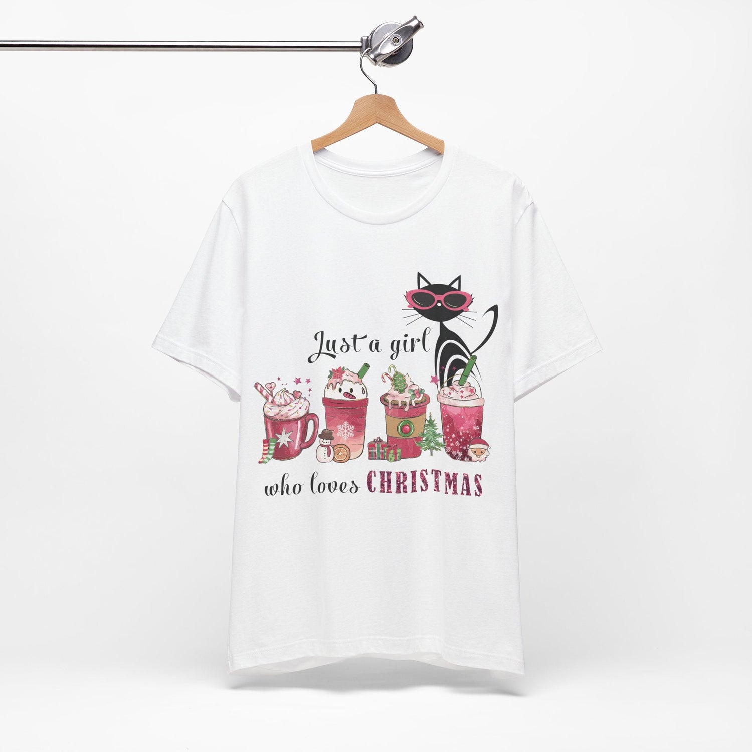 Kate McEnroe New York Retro Christmas Atomic Cat T - Shirt, Holiday Graphic Tee, Sassy Cat Lover Gift, Festive Seasonal Shirt, Vintage Style Holiday TopT - Shirts36310146030646759830